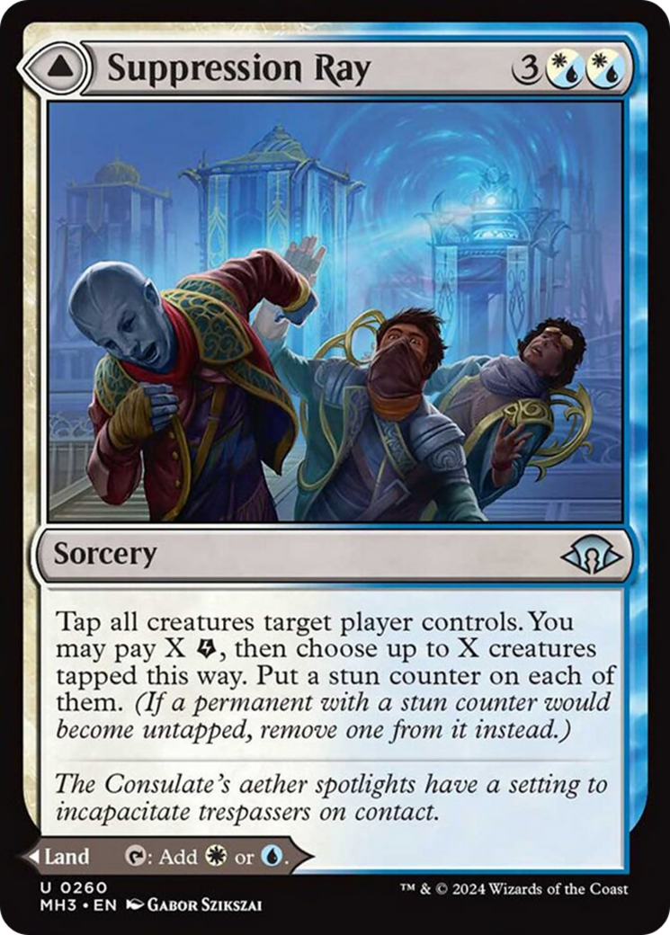 Suppression Ray // Orderly Plaza [Modern Horizons 3] | Jomio and Rueliete's Cards and Comics