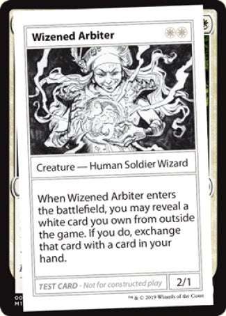 Wizened Arbiter (2021 Edition) [Mystery Booster Playtest Cards] | Jomio and Rueliete's Cards and Comics