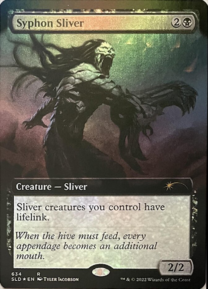 Syphon Sliver (Extended Art) [Secret Lair Drop Promos] | Jomio and Rueliete's Cards and Comics