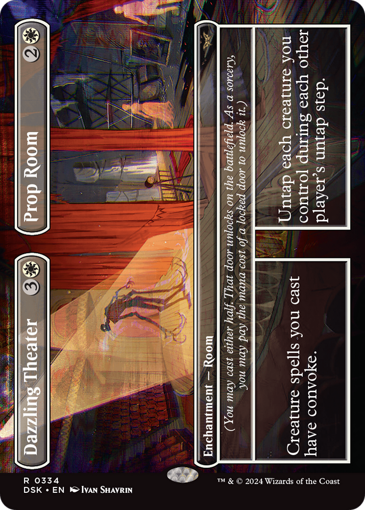 Dazzling Theater // Prop Room (Borderless) [Duskmourn: House of Horror] | Jomio and Rueliete's Cards and Comics