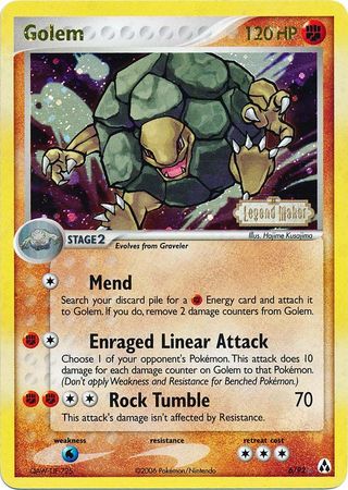 Golem (6/92) (Stamped) [EX: Legend Maker] | Jomio and Rueliete's Cards and Comics