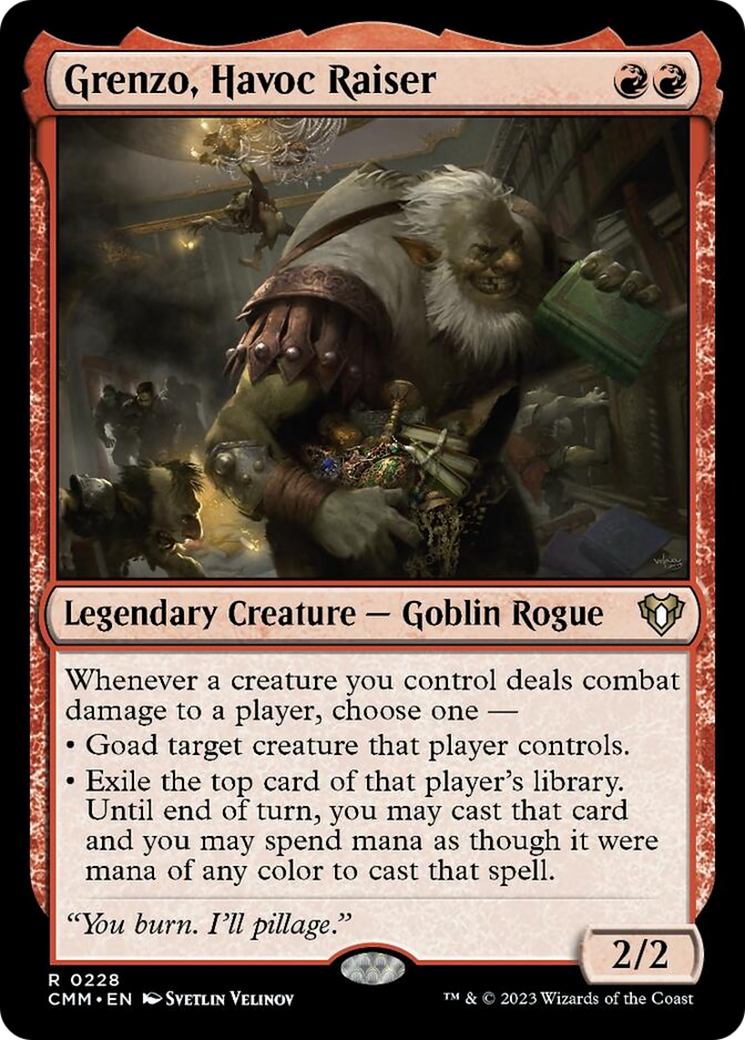Grenzo, Havoc Raiser [Commander Masters] | Jomio and Rueliete's Cards and Comics