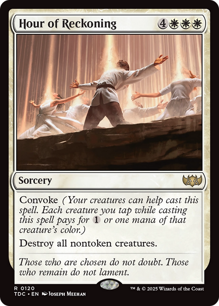 Hour of Reckoning [Tarkir: Dragonstorm Commander] | Jomio and Rueliete's Cards and Comics