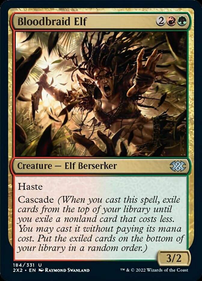Bloodbraid Elf [Double Masters 2022] | Jomio and Rueliete's Cards and Comics