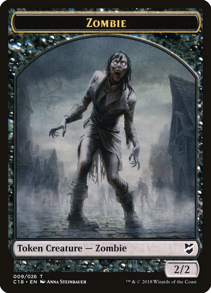 Zombie Token [Commander 2018 Tokens] | Jomio and Rueliete's Cards and Comics