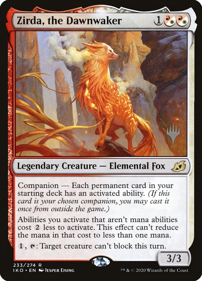Zirda, the Dawnwaker (Promo Pack) [Ikoria: Lair of Behemoths Promos] | Jomio and Rueliete's Cards and Comics