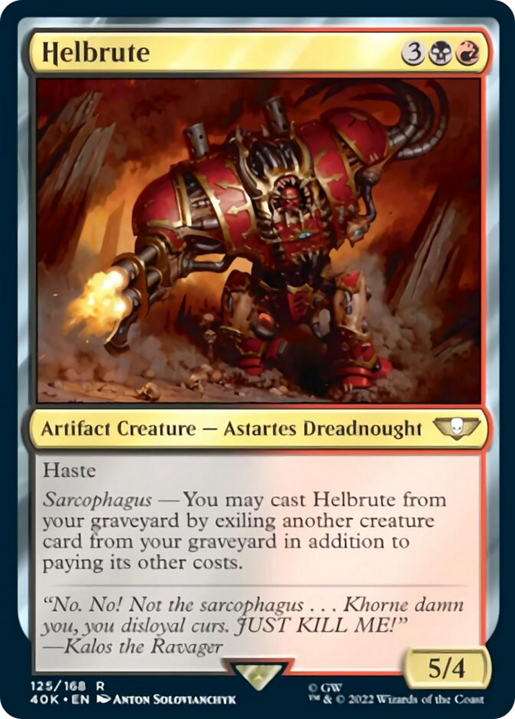 Helbrute (Surge Foil) [Warhammer 40,000] | Jomio and Rueliete's Cards and Comics