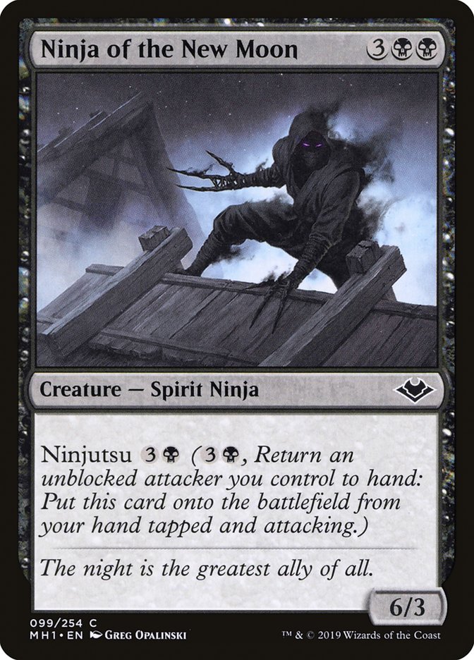 Ninja of the New Moon [Modern Horizons] | Jomio and Rueliete's Cards and Comics