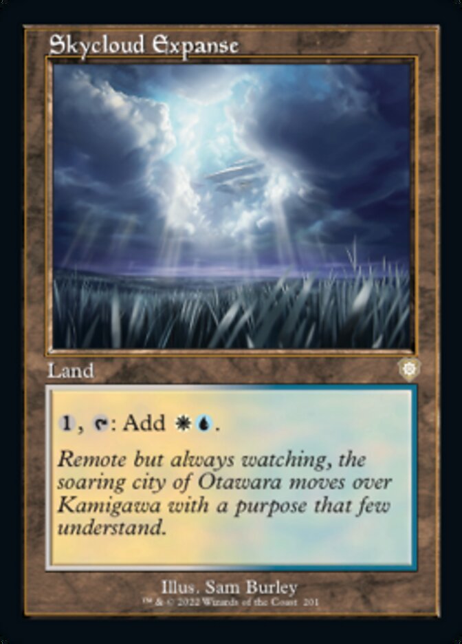 Skycloud Expanse (Retro) [The Brothers' War Commander] | Jomio and Rueliete's Cards and Comics
