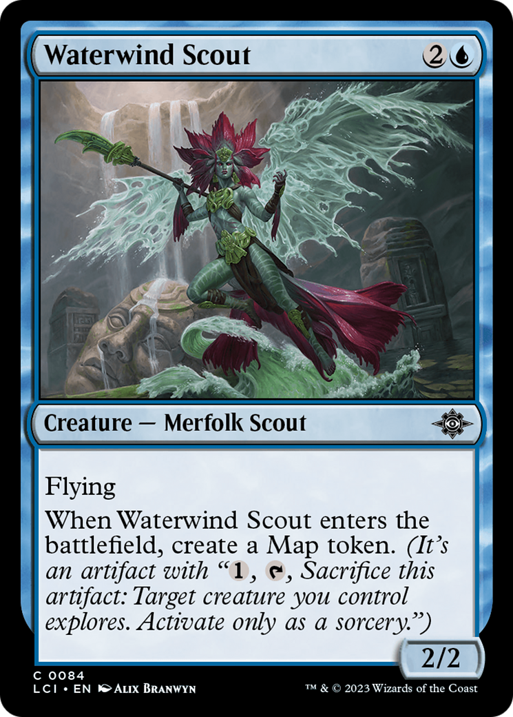 Waterwind Scout [The Lost Caverns of Ixalan] | Jomio and Rueliete's Cards and Comics