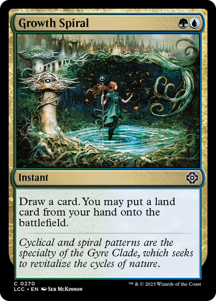 Growth Spiral [The Lost Caverns of Ixalan Commander] | Jomio and Rueliete's Cards and Comics