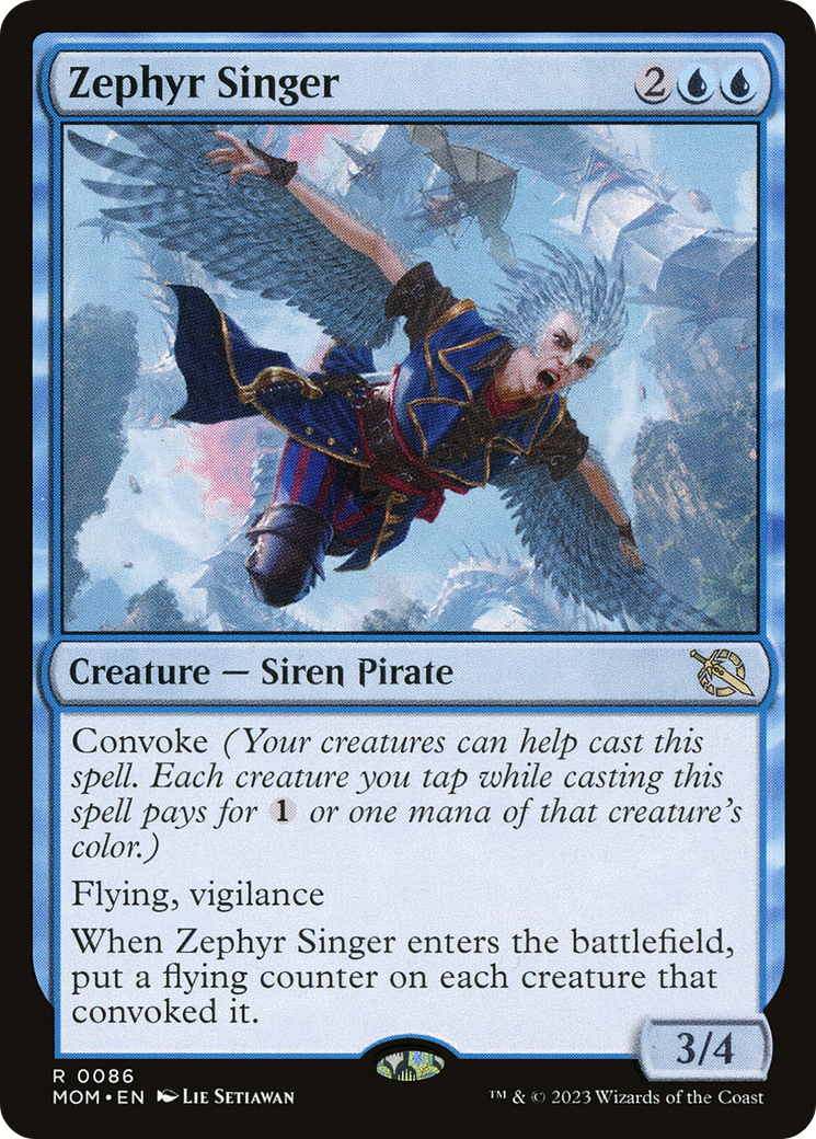 Zephyr Singer [March of the Machine] | Jomio and Rueliete's Cards and Comics