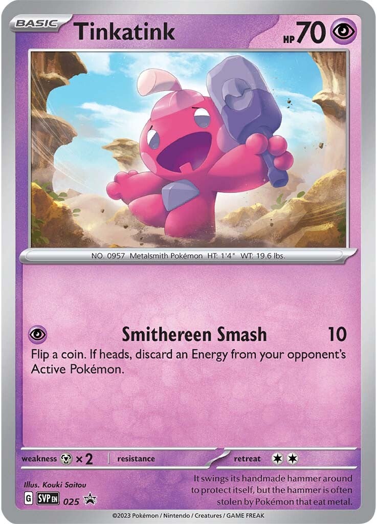 Tinkatink (025) [Scarlet & Violet: Black Star Promos] | Jomio and Rueliete's Cards and Comics