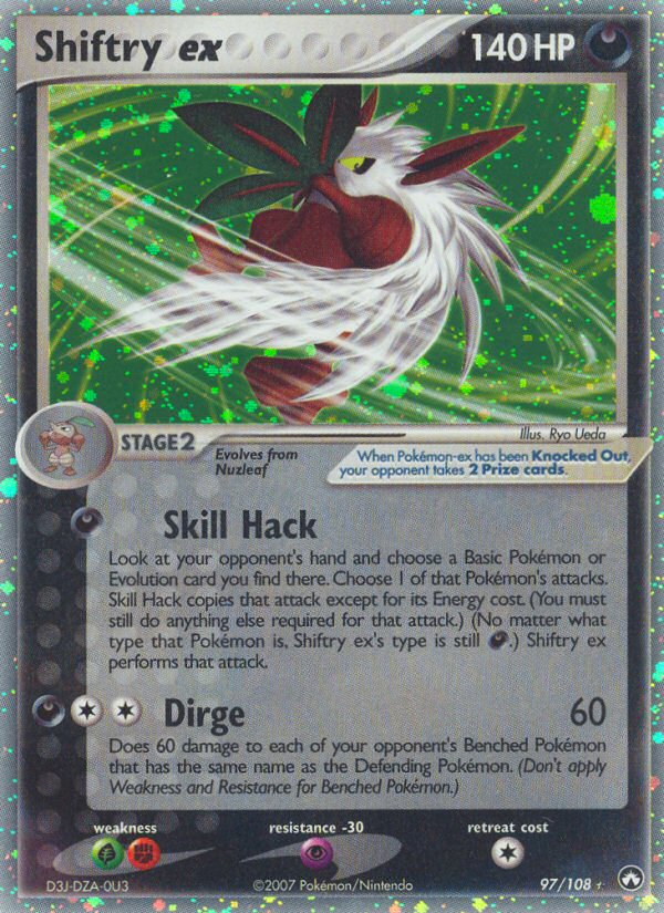 Shiftry ex (97/108) [EX: Power Keepers] | Jomio and Rueliete's Cards and Comics