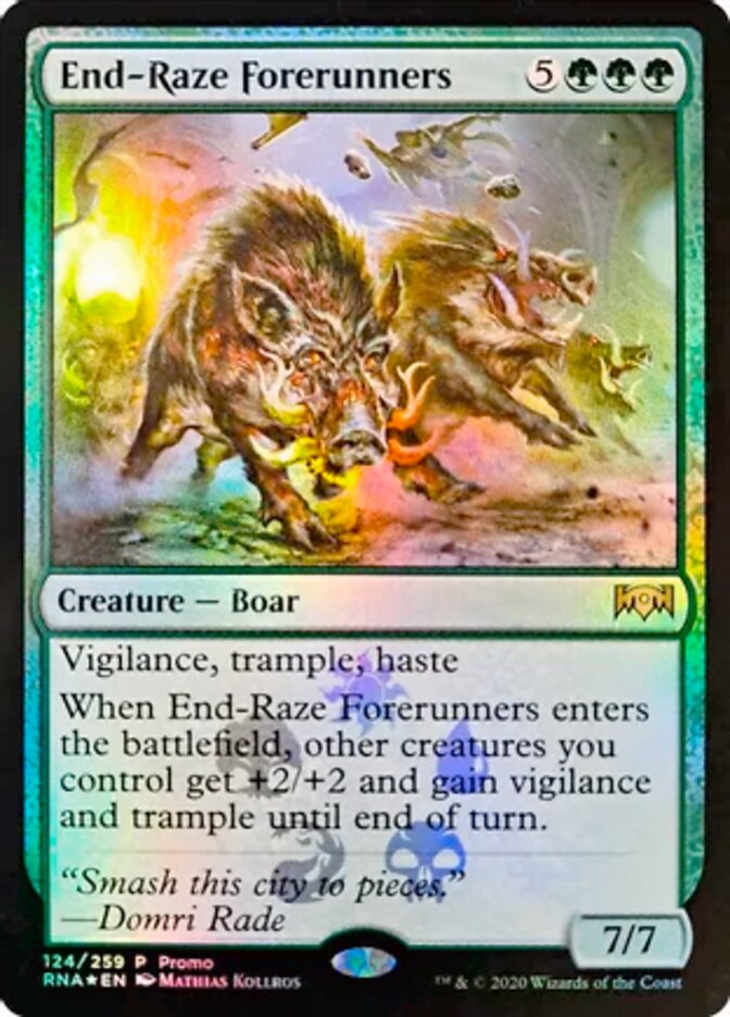 End-Raze Forerunners [Ravnica Allegiance Promos] | Jomio and Rueliete's Cards and Comics