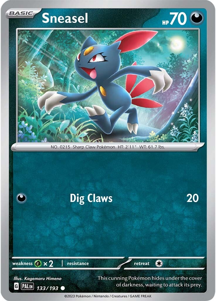 Sneasel (133/193) [Scarlet & Violet: Paldea Evolved] | Jomio and Rueliete's Cards and Comics