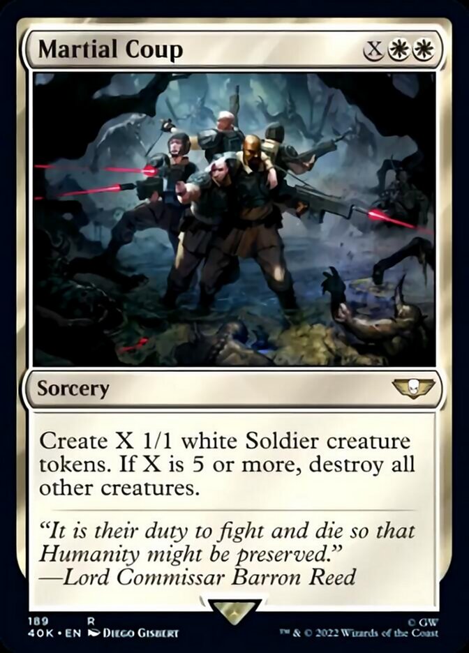Martial Coup [Warhammer 40,000] | Jomio and Rueliete's Cards and Comics
