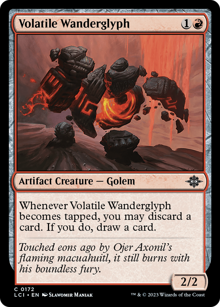 Volatile Wanderglyph [The Lost Caverns of Ixalan] | Jomio and Rueliete's Cards and Comics