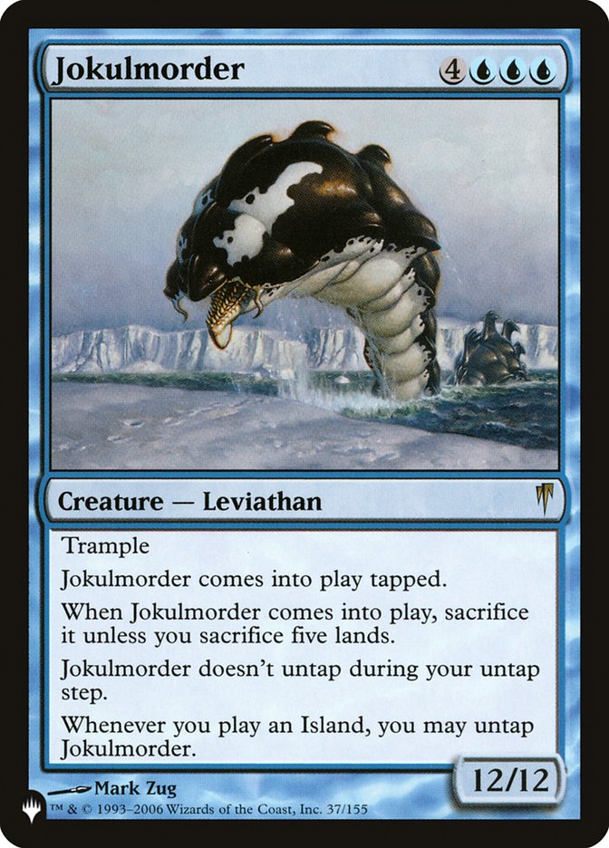 Jokulmorder [The List] | Jomio and Rueliete's Cards and Comics