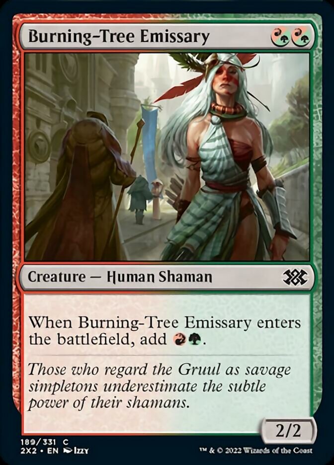 Burning-Tree Emissary [Double Masters 2022] | Jomio and Rueliete's Cards and Comics