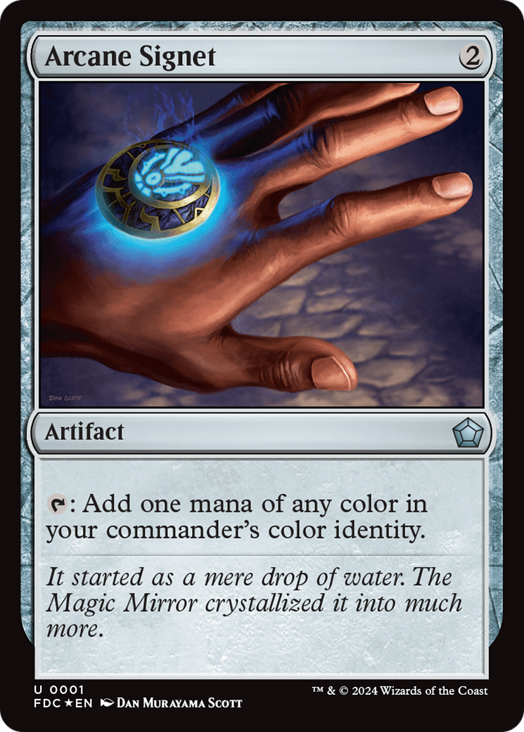 Arcane Signet [Foundations] | Jomio and Rueliete's Cards and Comics