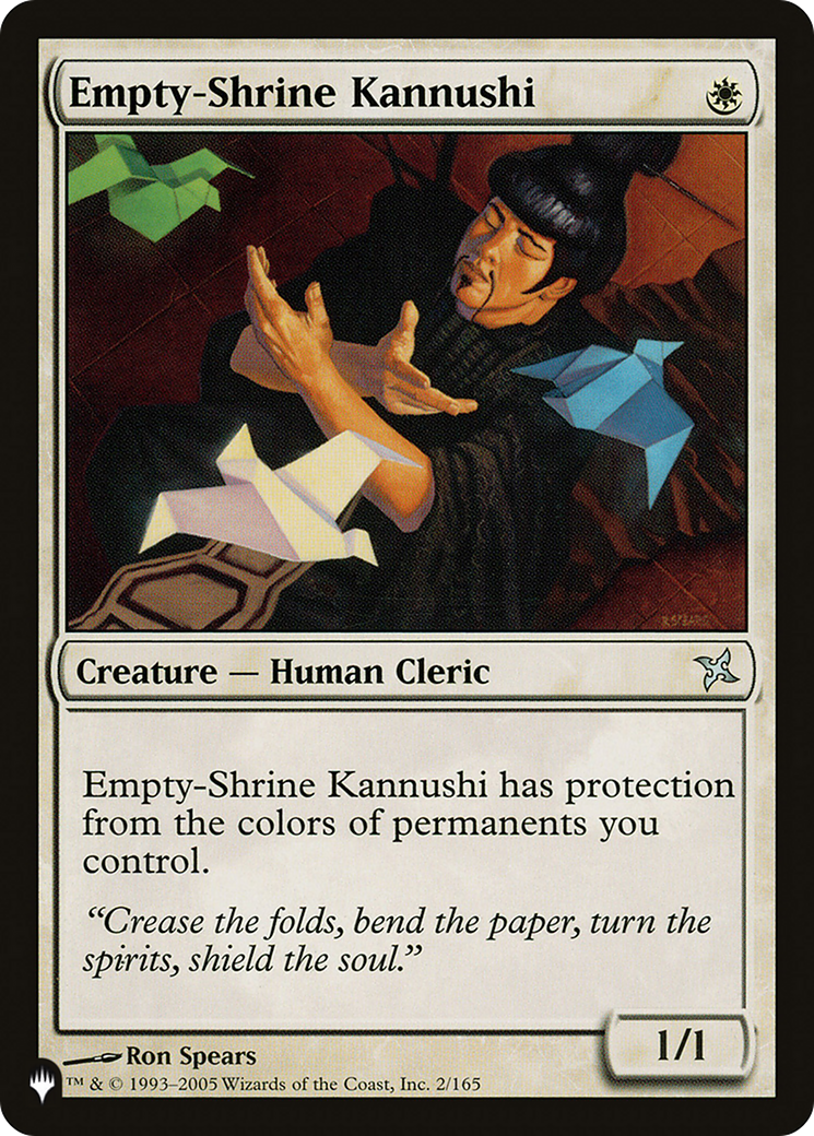 Empty-Shrine Kannushi [The List] | Jomio and Rueliete's Cards and Comics