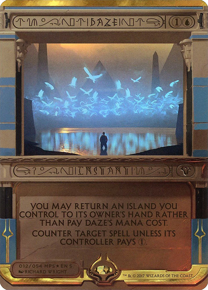 Daze (Invocation) [Amonkhet Invocations] | Jomio and Rueliete's Cards and Comics