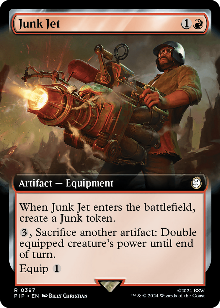 Junk Jet (Extended Art) [Fallout] | Jomio and Rueliete's Cards and Comics