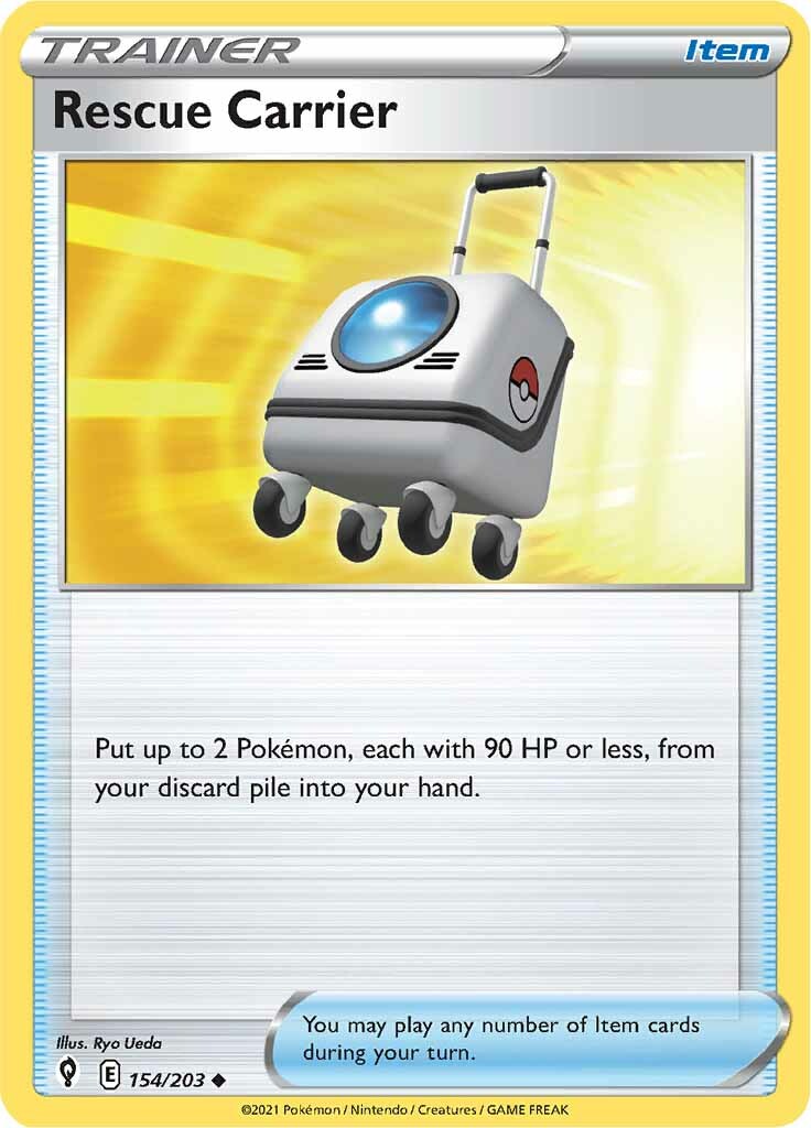 Rescue Carrier (154/203) [Sword & Shield: Evolving Skies] | Jomio and Rueliete's Cards and Comics