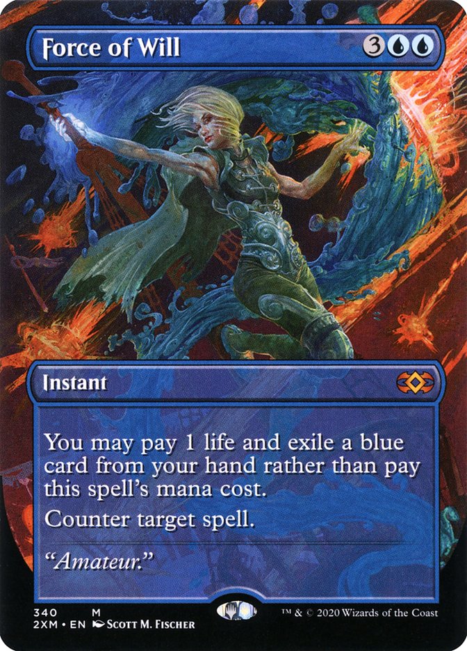 Force of Will (Toppers) [Double Masters] | Jomio and Rueliete's Cards and Comics