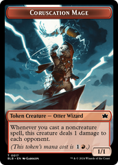 Food // Coruscation Mage Double-Sided Token [Bloomburrow Tokens] | Jomio and Rueliete's Cards and Comics