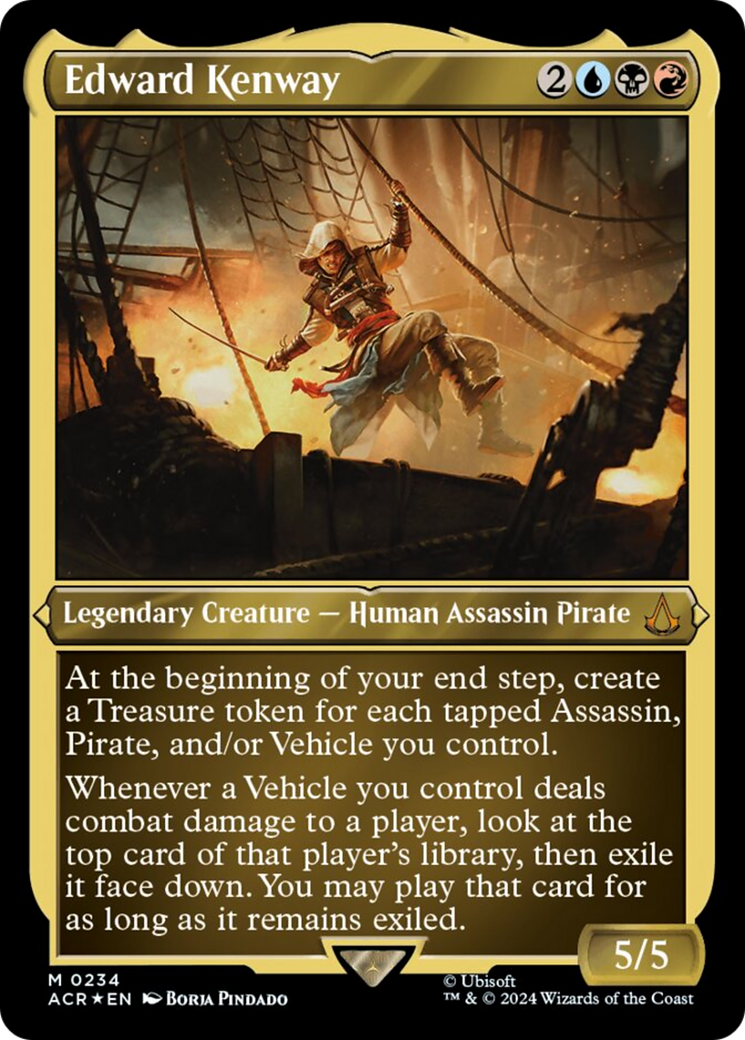 Edward Kenway (Foil Etched) [Assassin's Creed] | Jomio and Rueliete's Cards and Comics