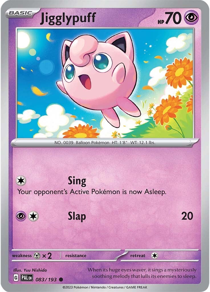 Jigglypuff (083/193) [Scarlet & Violet: Paldea Evolved] | Jomio and Rueliete's Cards and Comics