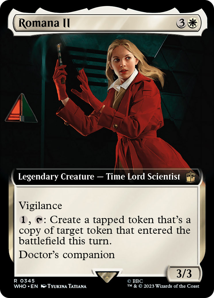 Romana II (Extended Art) [Doctor Who] | Jomio and Rueliete's Cards and Comics