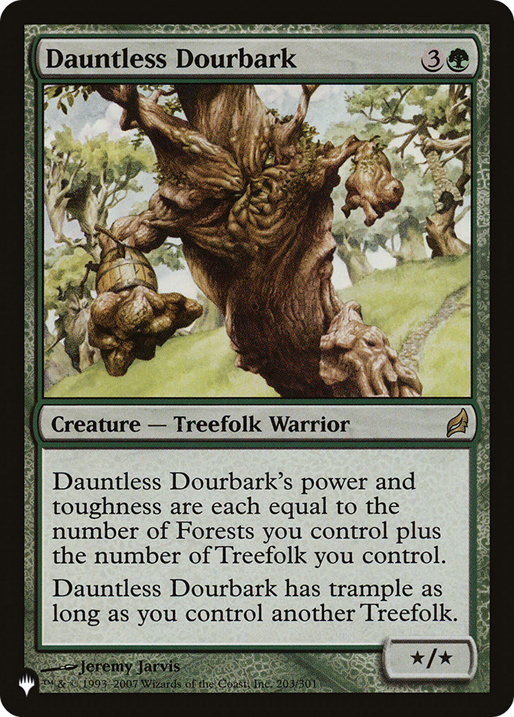 Dauntless Dourbark [The List] | Jomio and Rueliete's Cards and Comics