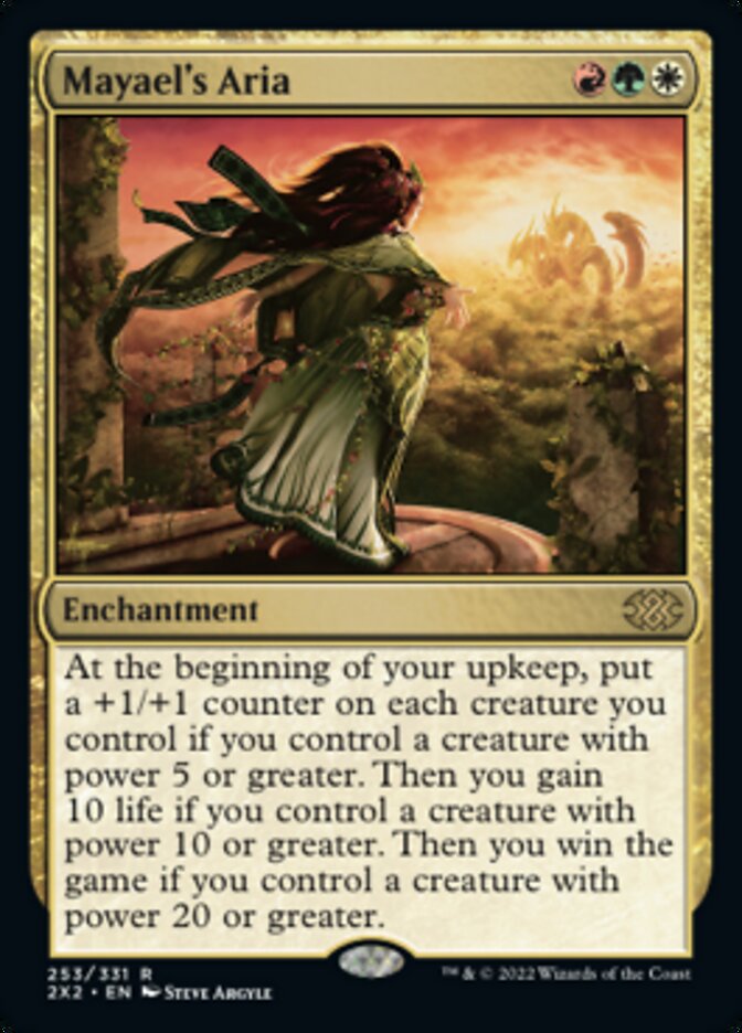 Mayael's Aria [Double Masters 2022] | Jomio and Rueliete's Cards and Comics