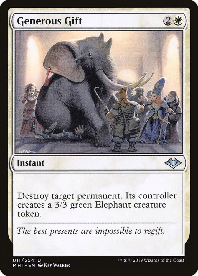 Generous Gift [Modern Horizons] | Jomio and Rueliete's Cards and Comics