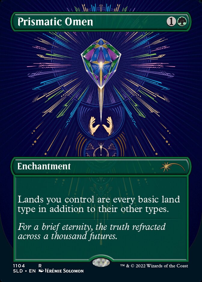 Prismatic Omen (Borderless) [Secret Lair Drop Series] | Jomio and Rueliete's Cards and Comics