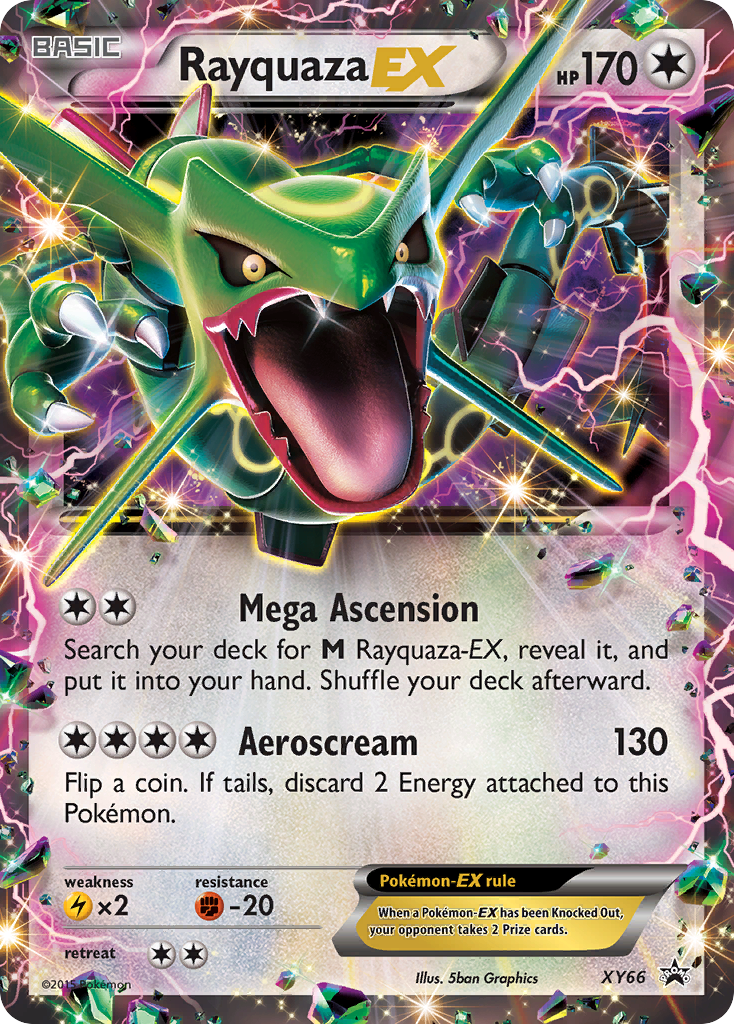 Rayquaza EX (XY66) [XY: Black Star Promos] | Jomio and Rueliete's Cards and Comics