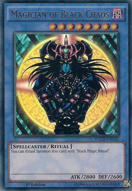 Magician of Black Chaos [YGLD-ENC01] Ultra Rare | Jomio and Rueliete's Cards and Comics