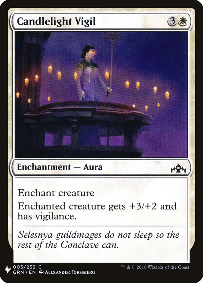 Candlelight Vigil [Mystery Booster] | Jomio and Rueliete's Cards and Comics
