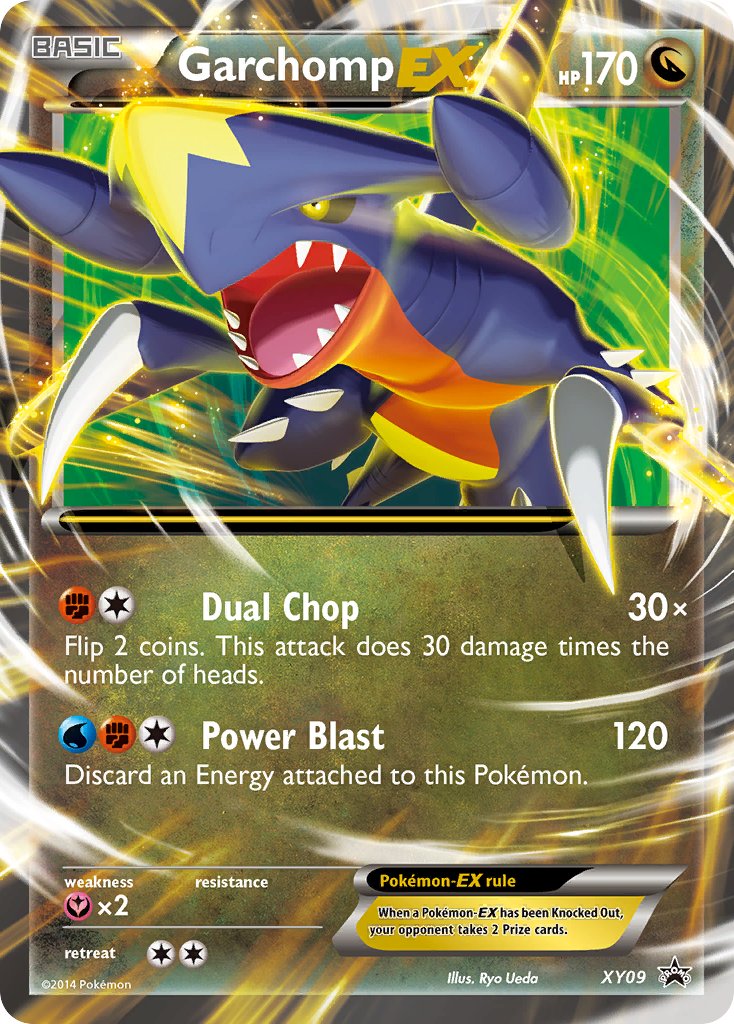 Garchomp EX (XY09) [XY: Black Star Promos] | Jomio and Rueliete's Cards and Comics