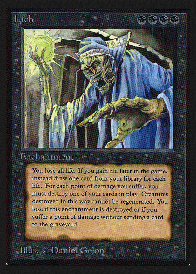 Lich [Collectors' Edition] | Jomio and Rueliete's Cards and Comics
