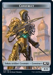 Construct // Soldier Double-Sided Token [Core Set 2021 Tokens] | Jomio and Rueliete's Cards and Comics