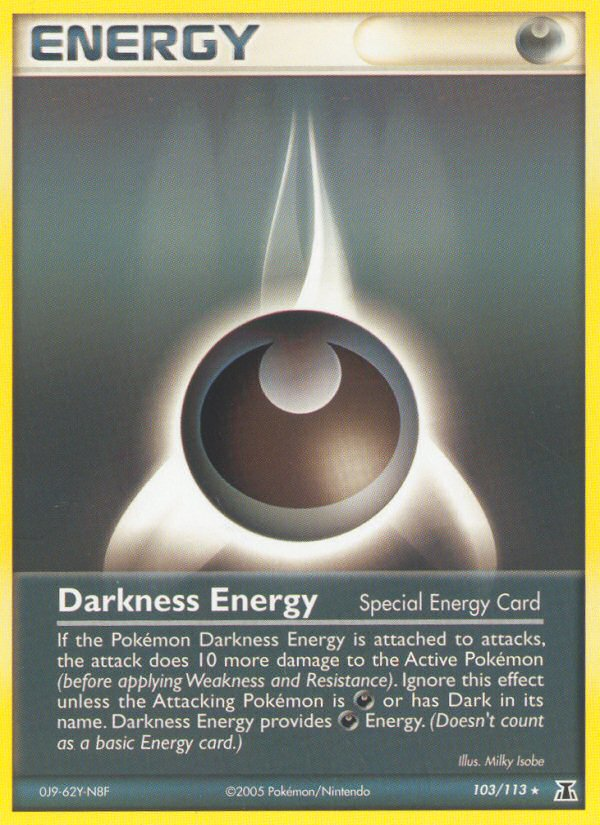 Darkness Energy (103/113) [EX: Delta Species] | Jomio and Rueliete's Cards and Comics