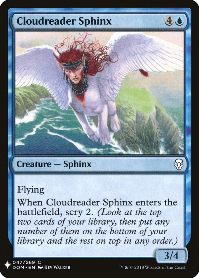 Cloudreader Sphinx [Mystery Booster] | Jomio and Rueliete's Cards and Comics