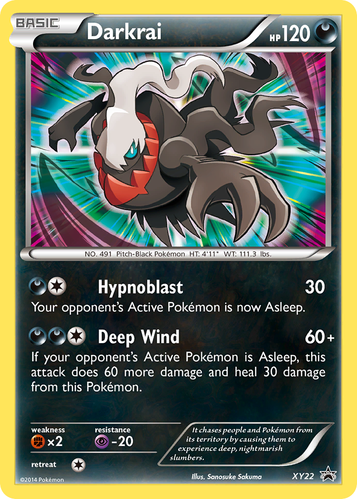 Darkrai (XY22) [XY: Black Star Promos] | Jomio and Rueliete's Cards and Comics