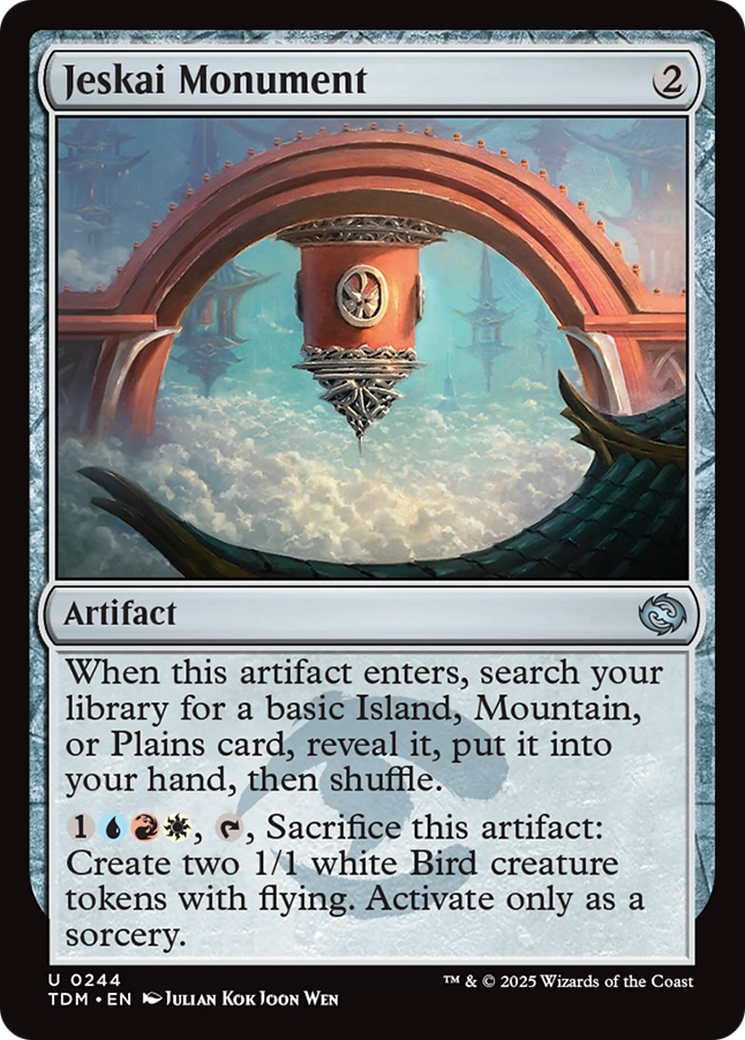 Jeskai Monument [Tarkir: Dragonstorm] | Jomio and Rueliete's Cards and Comics