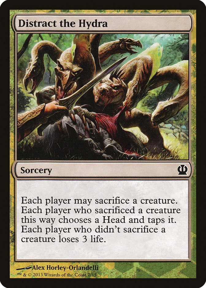 Distract the Hydra [Theros Face the Hydra] | Jomio and Rueliete's Cards and Comics