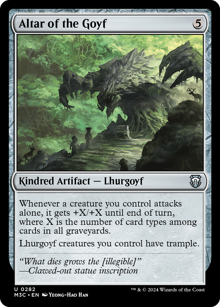 Altar of the Goyf (Ripple Foil) [Modern Horizons 3 Commander] | Jomio and Rueliete's Cards and Comics